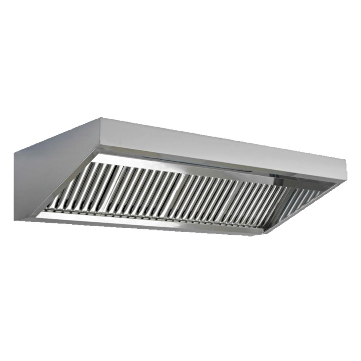 Campana mural slim techo bajo